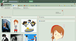 Desktop Screenshot of colorfailure.deviantart.com