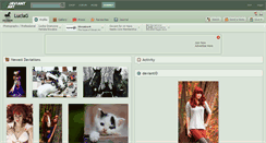 Desktop Screenshot of luciag.deviantart.com