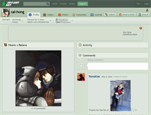 Tablet Screenshot of cai-hong.deviantart.com