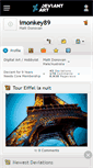 Mobile Screenshot of imonkey89.deviantart.com
