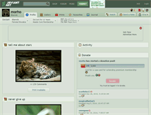 Tablet Screenshot of morho.deviantart.com