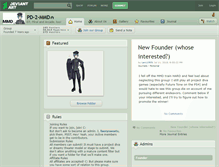 Tablet Screenshot of pd-2-mmd.deviantart.com