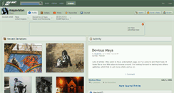 Desktop Screenshot of mayavision.deviantart.com