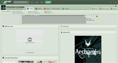 Desktop Screenshot of immortal-archangel.deviantart.com