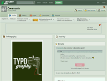 Tablet Screenshot of creamania.deviantart.com