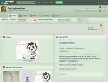 Tablet Screenshot of pretzelweather.deviantart.com