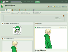 Tablet Screenshot of gumoluffy123.deviantart.com