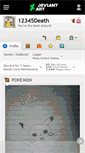 Mobile Screenshot of 12345death.deviantart.com