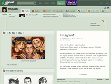 Tablet Screenshot of miimochi.deviantart.com