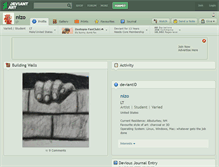 Tablet Screenshot of nizo.deviantart.com