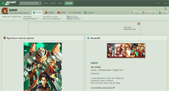 Desktop Screenshot of ianar.deviantart.com
