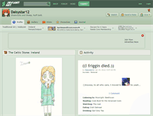 Tablet Screenshot of daisystar12.deviantart.com