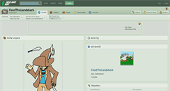 Desktop Screenshot of feedthelandshark.deviantart.com