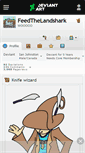 Mobile Screenshot of feedthelandshark.deviantart.com