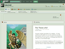 Tablet Screenshot of kabochan.deviantart.com