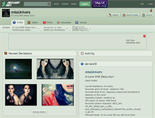 Tablet Screenshot of missunivers.deviantart.com