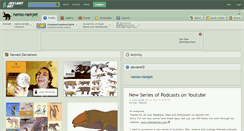 Desktop Screenshot of nemo-ramjet.deviantart.com
