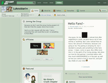 Tablet Screenshot of lukexakari.deviantart.com