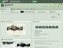 Tablet Screenshot of dannielle-lee.deviantart.com
