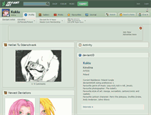 Tablet Screenshot of kukiu.deviantart.com