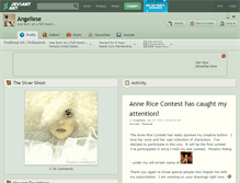 Tablet Screenshot of angellese.deviantart.com