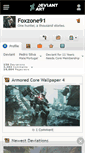 Mobile Screenshot of foxzone91.deviantart.com