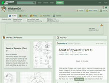 Tablet Screenshot of killakan626.deviantart.com