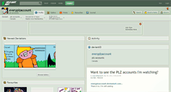 Desktop Screenshot of everyplzaccount.deviantart.com