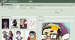 Desktop Screenshot of datvagabond.deviantart.com