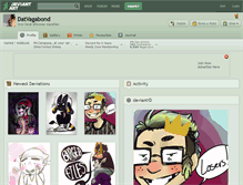 Tablet Screenshot of datvagabond.deviantart.com