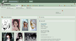 Desktop Screenshot of gingerkid2.deviantart.com