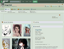 Tablet Screenshot of gingerkid2.deviantart.com