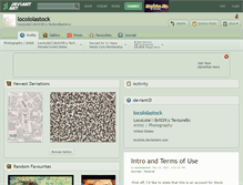 Tablet Screenshot of locololastock.deviantart.com