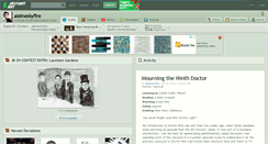 Desktop Screenshot of aleineskyfire.deviantart.com