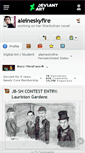 Mobile Screenshot of aleineskyfire.deviantart.com