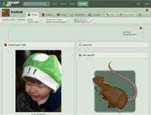 Tablet Screenshot of hookrat.deviantart.com