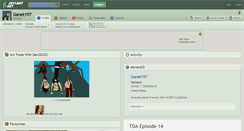 Desktop Screenshot of ganet197.deviantart.com