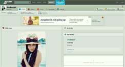 Desktop Screenshot of andreeav.deviantart.com