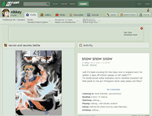 Tablet Screenshot of nikkey.deviantart.com