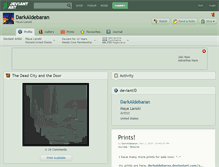 Tablet Screenshot of darkaldebaran.deviantart.com
