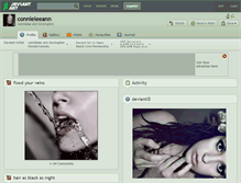 Tablet Screenshot of connieleeann.deviantart.com