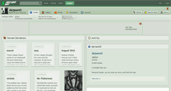 Desktop Screenshot of dejasenti.deviantart.com