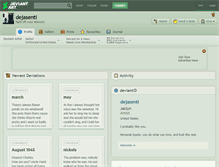 Tablet Screenshot of dejasenti.deviantart.com