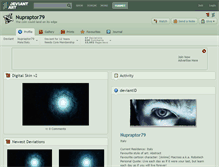 Tablet Screenshot of nupraptor79.deviantart.com