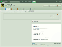 Tablet Screenshot of justalittlescene.deviantart.com