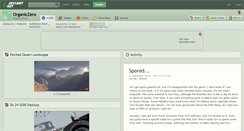Desktop Screenshot of organiczero.deviantart.com