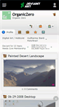 Mobile Screenshot of organiczero.deviantart.com