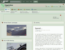 Tablet Screenshot of organiczero.deviantart.com