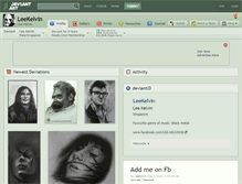 Tablet Screenshot of leekelvin.deviantart.com