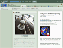 Tablet Screenshot of kerkythea.deviantart.com